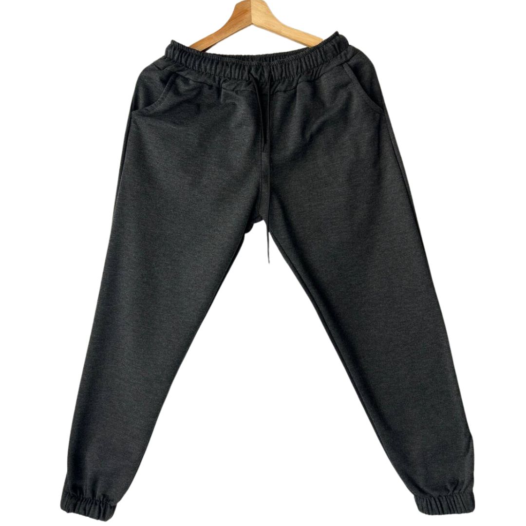 JOGGER DAMA GRIS OSCURO L